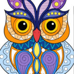 Mandala Owls Coloring
