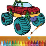 Colouring Monster Truck