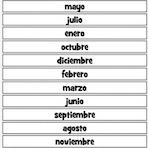 Months in Spanish