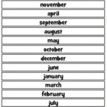 Months of the Year