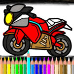 Motorcycle Coloring Online