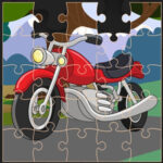 Motorcycle Jigsaw Puzzles for Kids
