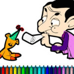 Mr Bean Colouring