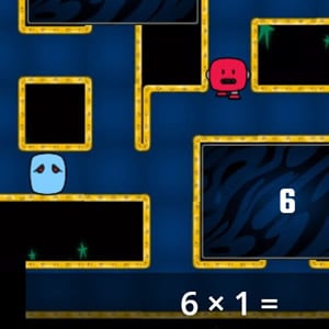 Table of 6: Pac-Man math game to play online