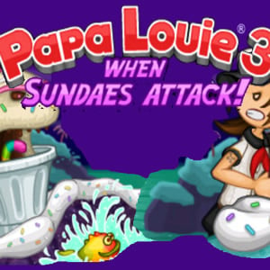 Papa Louie 3: When Sundaes Attack - Game Walkthrough (all levels