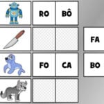 Syllables game in Portuguese