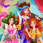 Dress up Pirate Princesses on Halloween