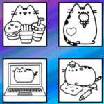 PUSHEEN COLORING Pages Online