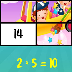 2 Times Table Puzzle Game