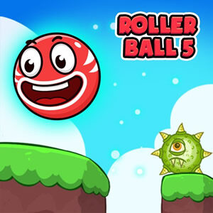Roller Ball 5, red ball game to play online