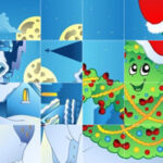 Rotating Pieces Christmas Puzzle