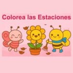 SEASONS COLORING in Spanish