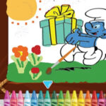 Smurfs Online Colouring