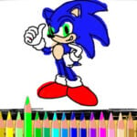 Sonic Colouring Game