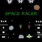 SPACE RACER: Multiplication Tables