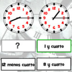 SPANISH – TELLING TIME Game