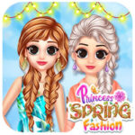 Spring Princesses Dress up game