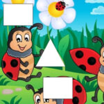 Spring Shape Puzzles for Children