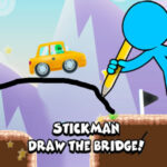 Draw Bridges with Stickman