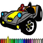 Superhero Car Coloring