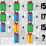 Christmas Math Riddles: Gifts