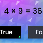 Table of 4: True or False