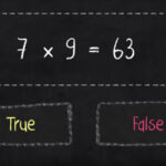 Table of 7: True or False