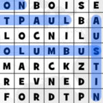 US State Capitals Word Search