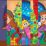 Vertical Slider Christmas Jigsaw