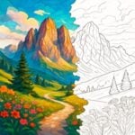 VIBE COLORING: Color the Marked Areas