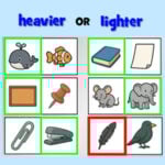 WEIGHT COMPARISON game
