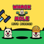 Whack-a-Mole game for 2 players