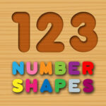 Wooden Numbers Matching Game